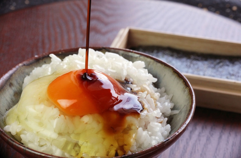 絶品の卵かけご飯「豊後の息吹」