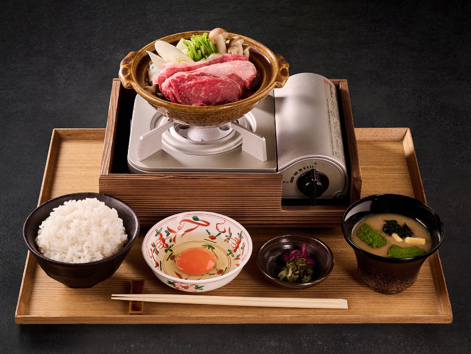 黒毛和牛のすき焼き御膳